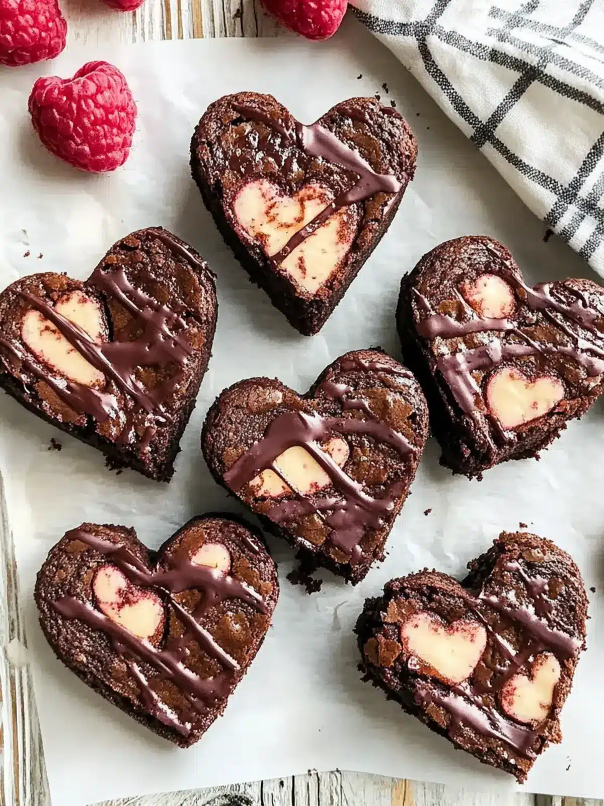 Heart Shaped Brownies