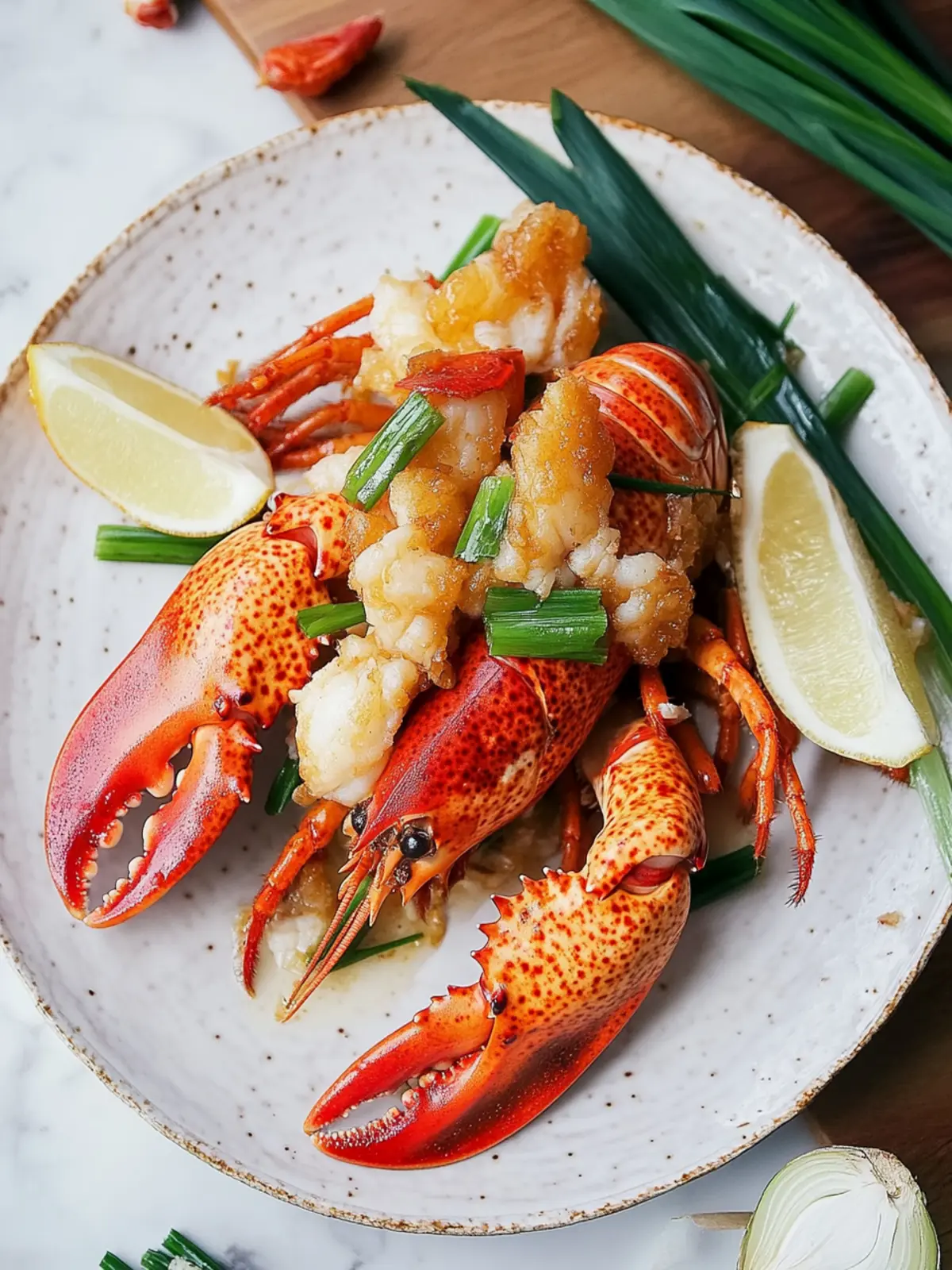 Ginger Scallion Lobster