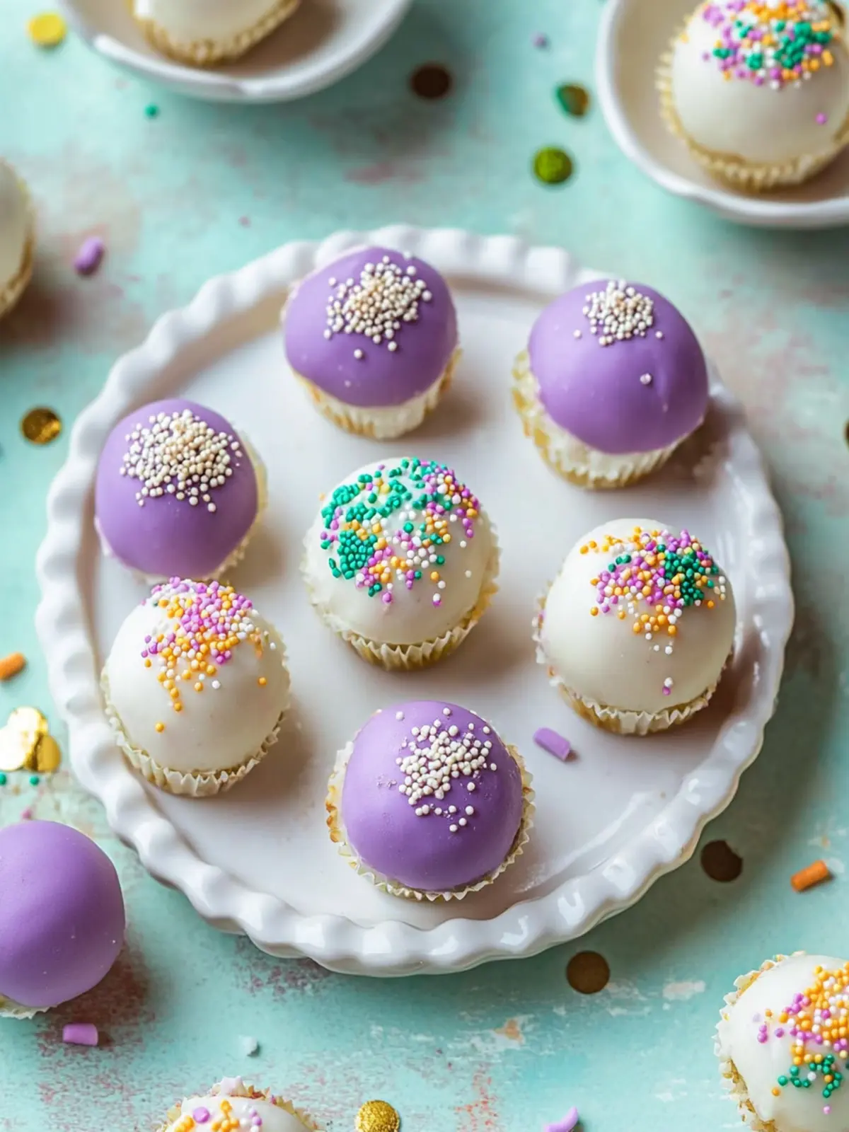 Decadent King Cake Oreo Balls for Your Next Festive Bash 4 King Cake Oreo Balls