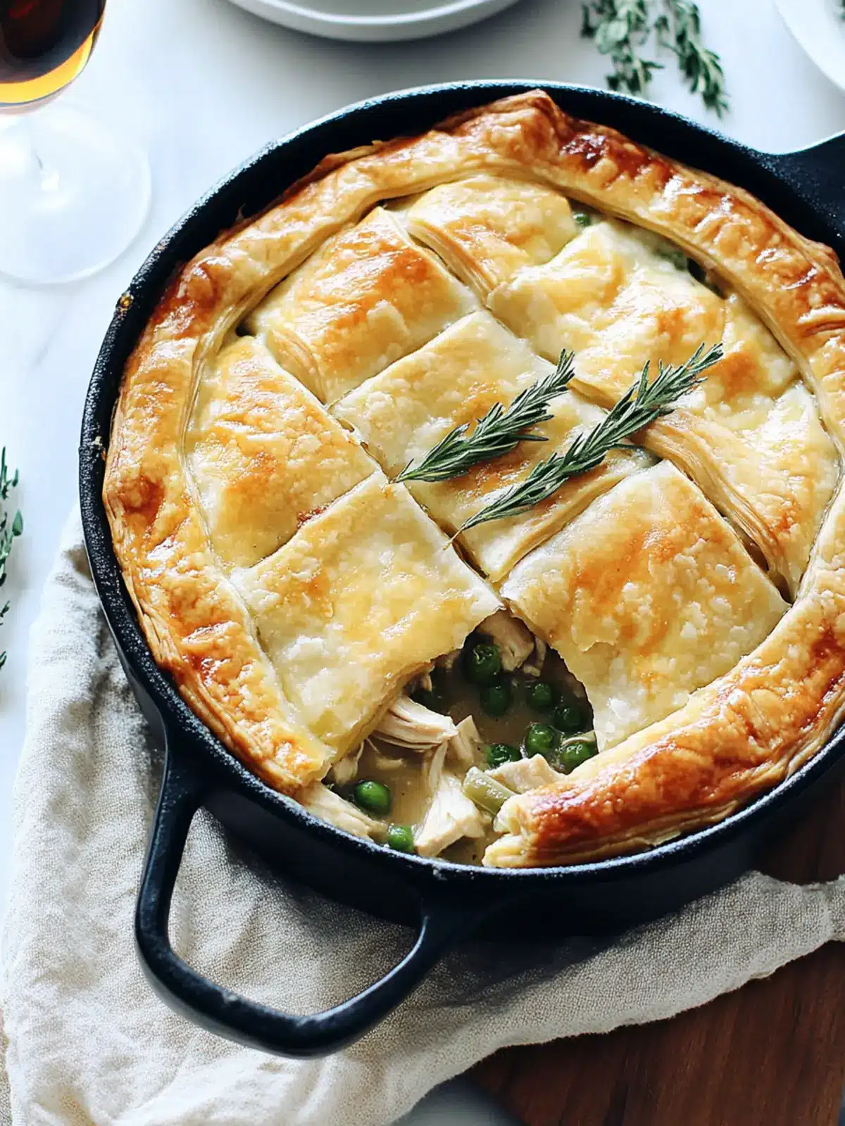 French-Inspired Chicken Pot Pie