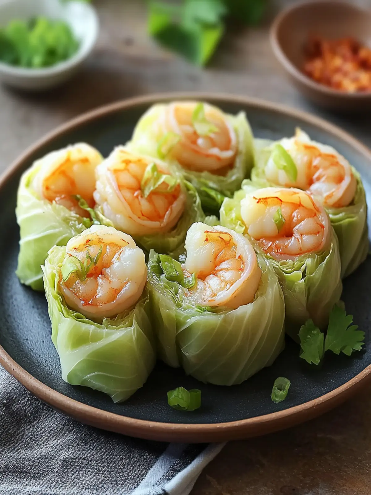 Delicious Shrimp & Ginger Stuffed Cabbage Rolls You ll Love 4 Shrimp & Ginger Stuffed Cabbage Rolls