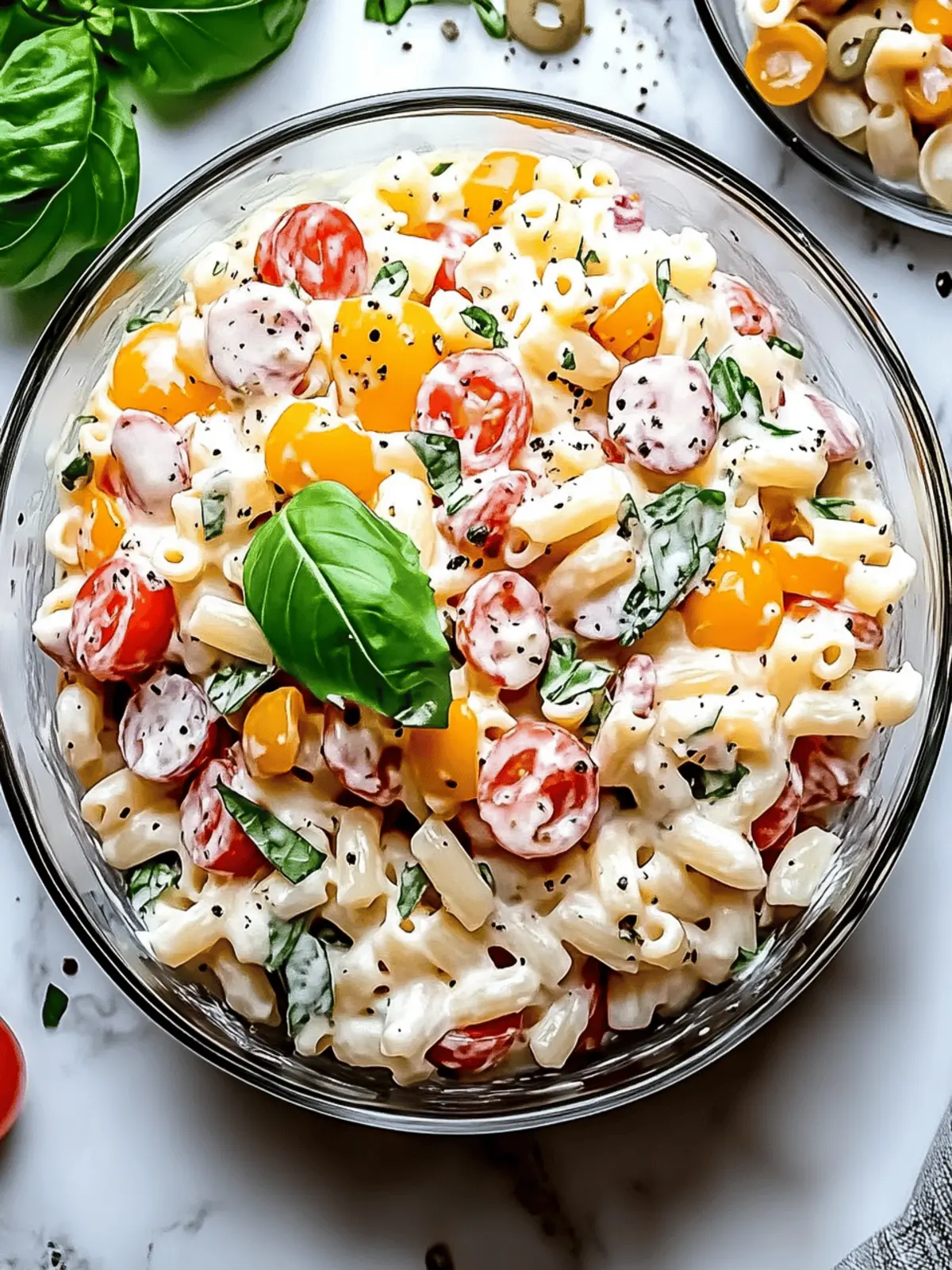 Creamy Ditalini Pasta Salad
