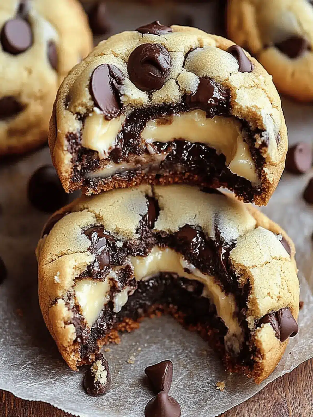 Cheesecake Stuffed Chocolate Chip Cookies You'll Crave Daily 3 Cheesecake Stuffed Chocolate Chip Cookies