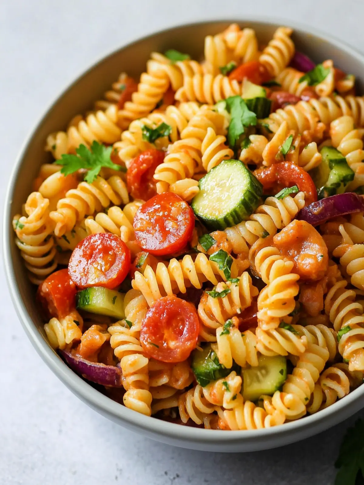 Zesty Salad Supreme Pasta Salad