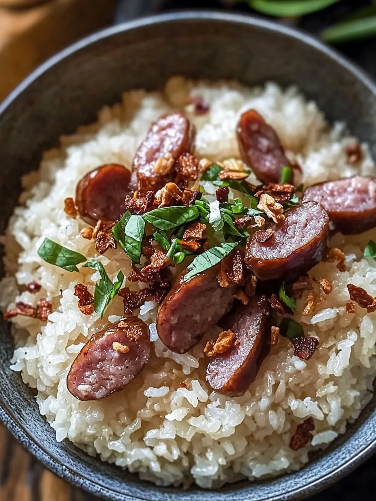 Delicious Vietnamese Sticky Rice with Chinese Sausage Recipe 3 Vietnamese Sticky Rice with Chinese Sausage