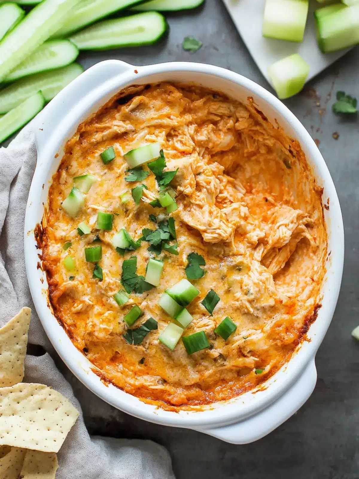 Dairy-Free Healthy Buffalo Chicken Dip That Everyone Will Love 3 Dairy-Free Healthy Buffalo Chicken Dip
