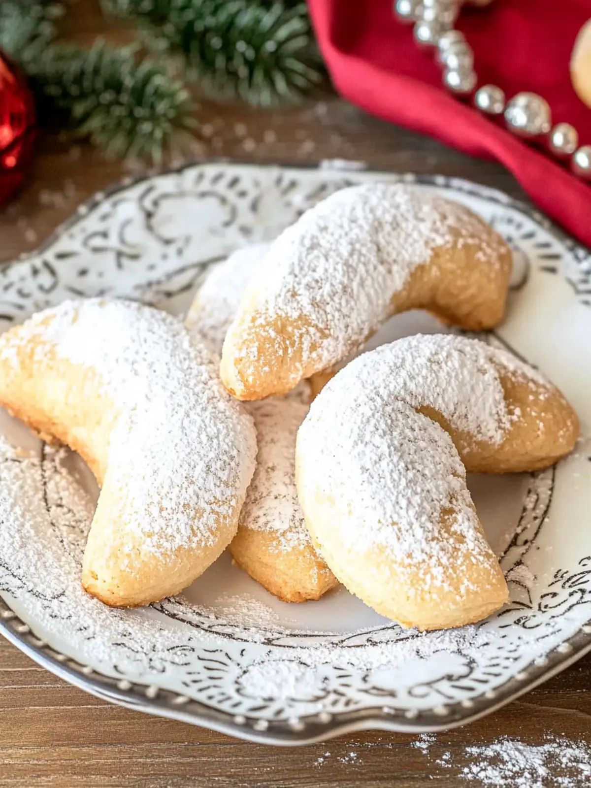 Almond Crescent Cookies