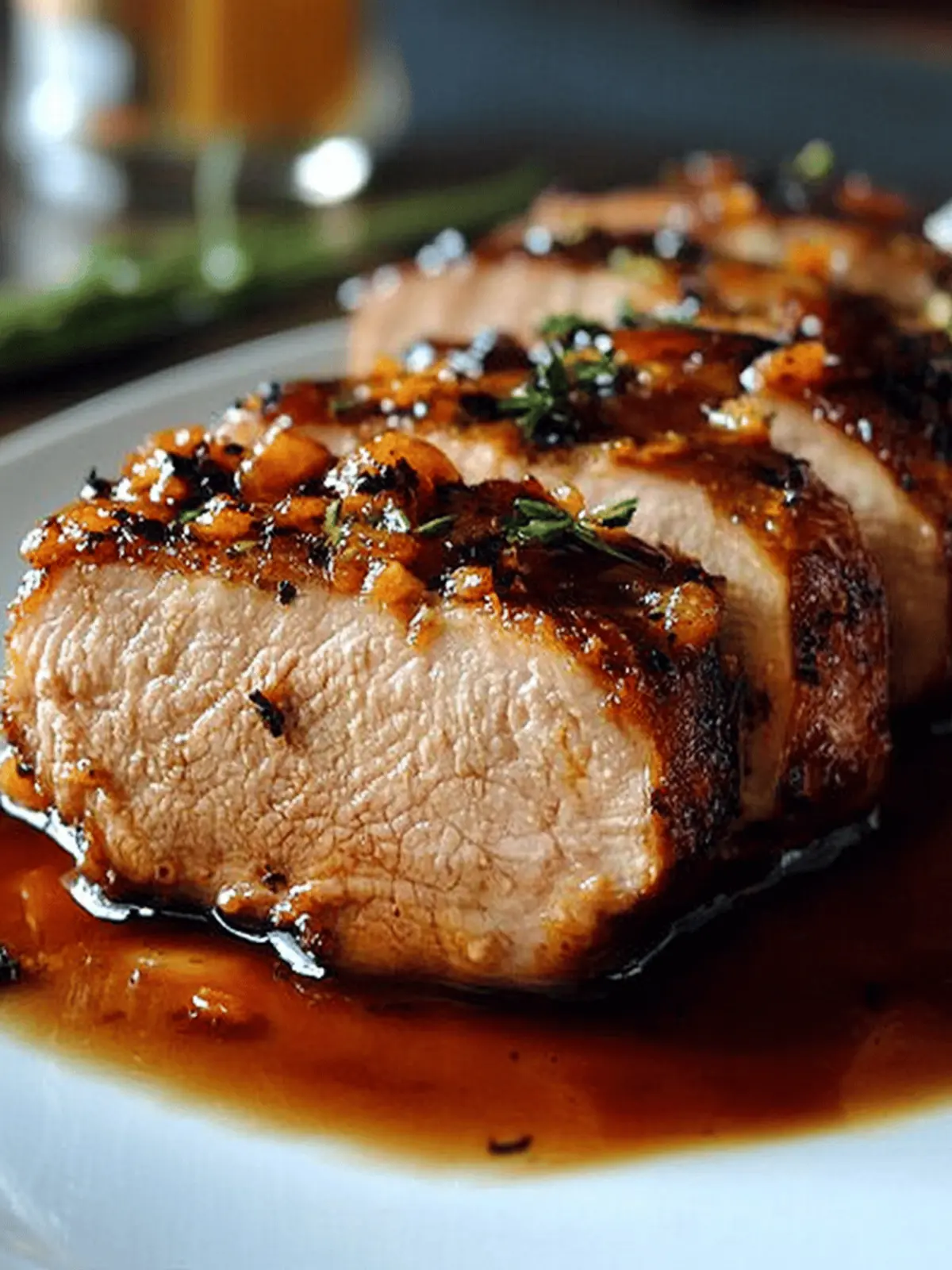 Maple Dijon Glazed Pork Tenderloin
