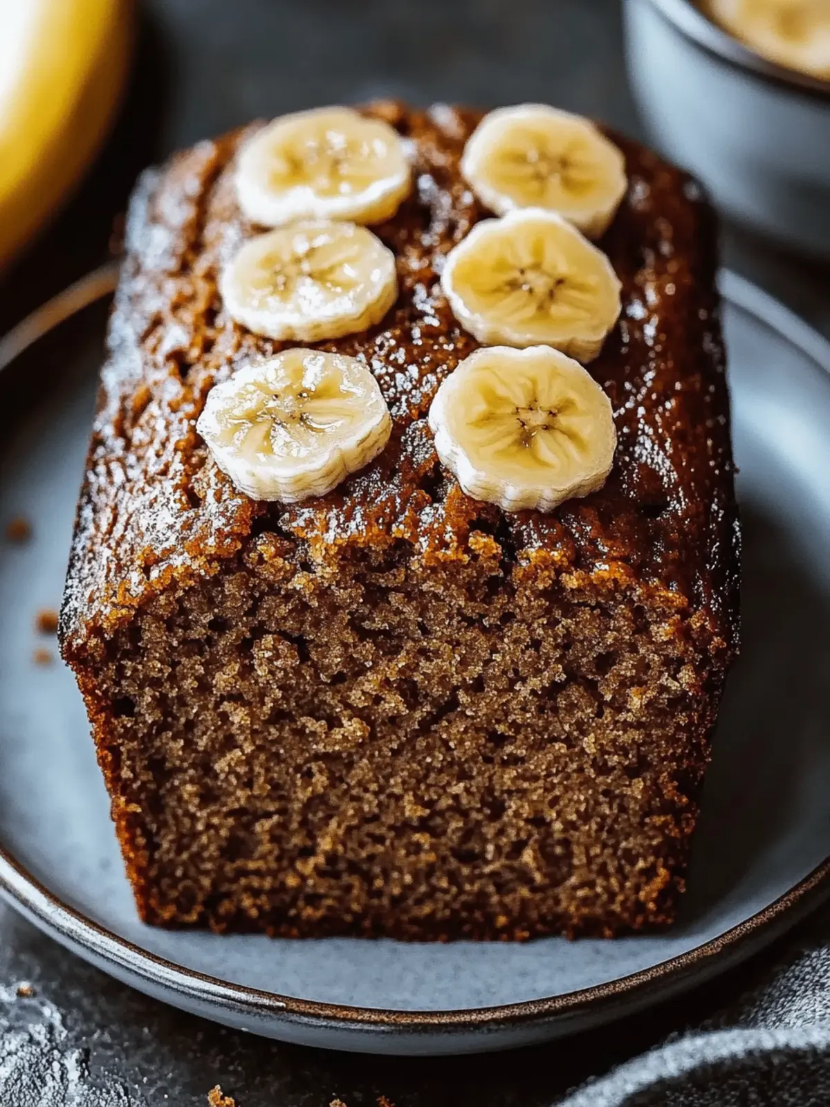 Moist Gingerbread Banana Bread