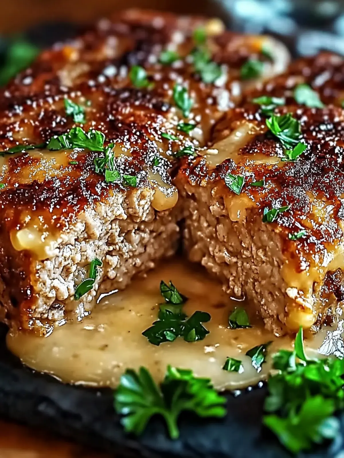 Garlic Parmesan Chicken Meatloaf with Cheesy Crust Delight 3 Garlic Parmesan Chicken Meatloaf With Cheesy Crust