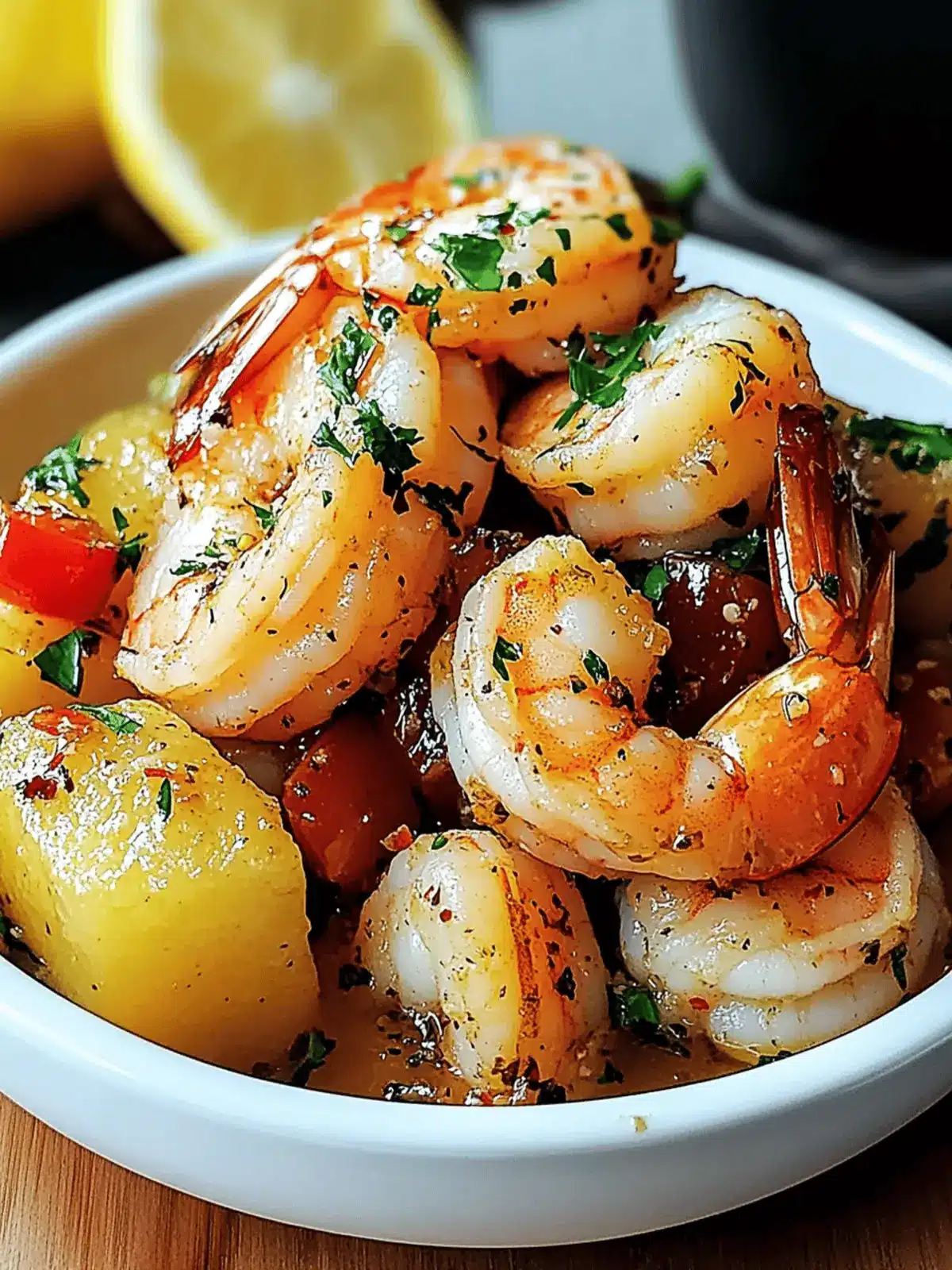 Mofongo Garlic Shrimp