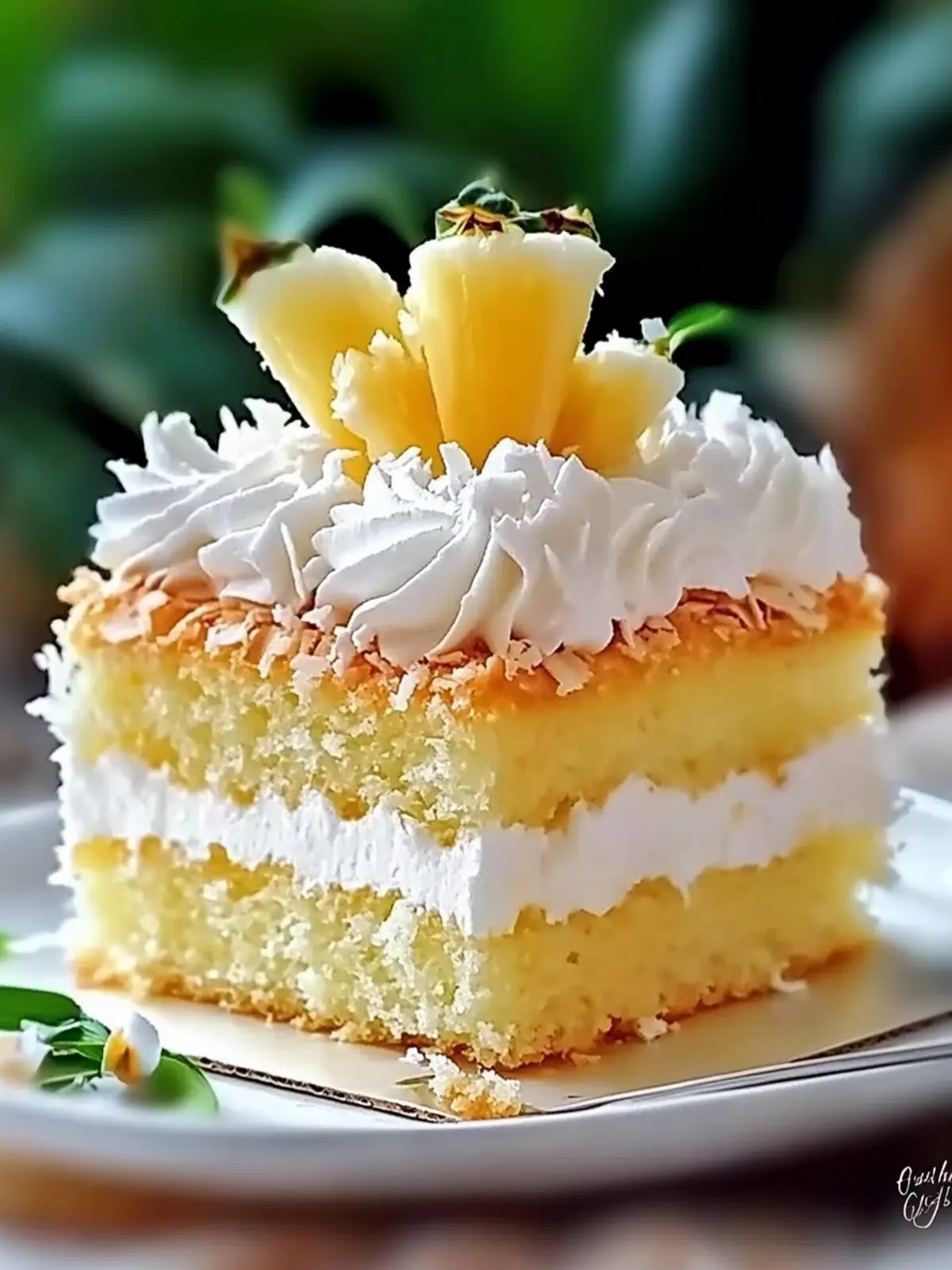Pineapple Coconut Dream Cake