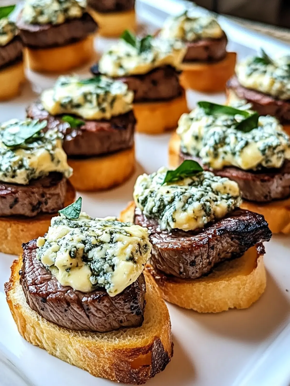 Beef Tenderloin Gorgonzola Crostini for Effortless Entertaining 2 Beef Tenderloin Gorgonzola Crostini