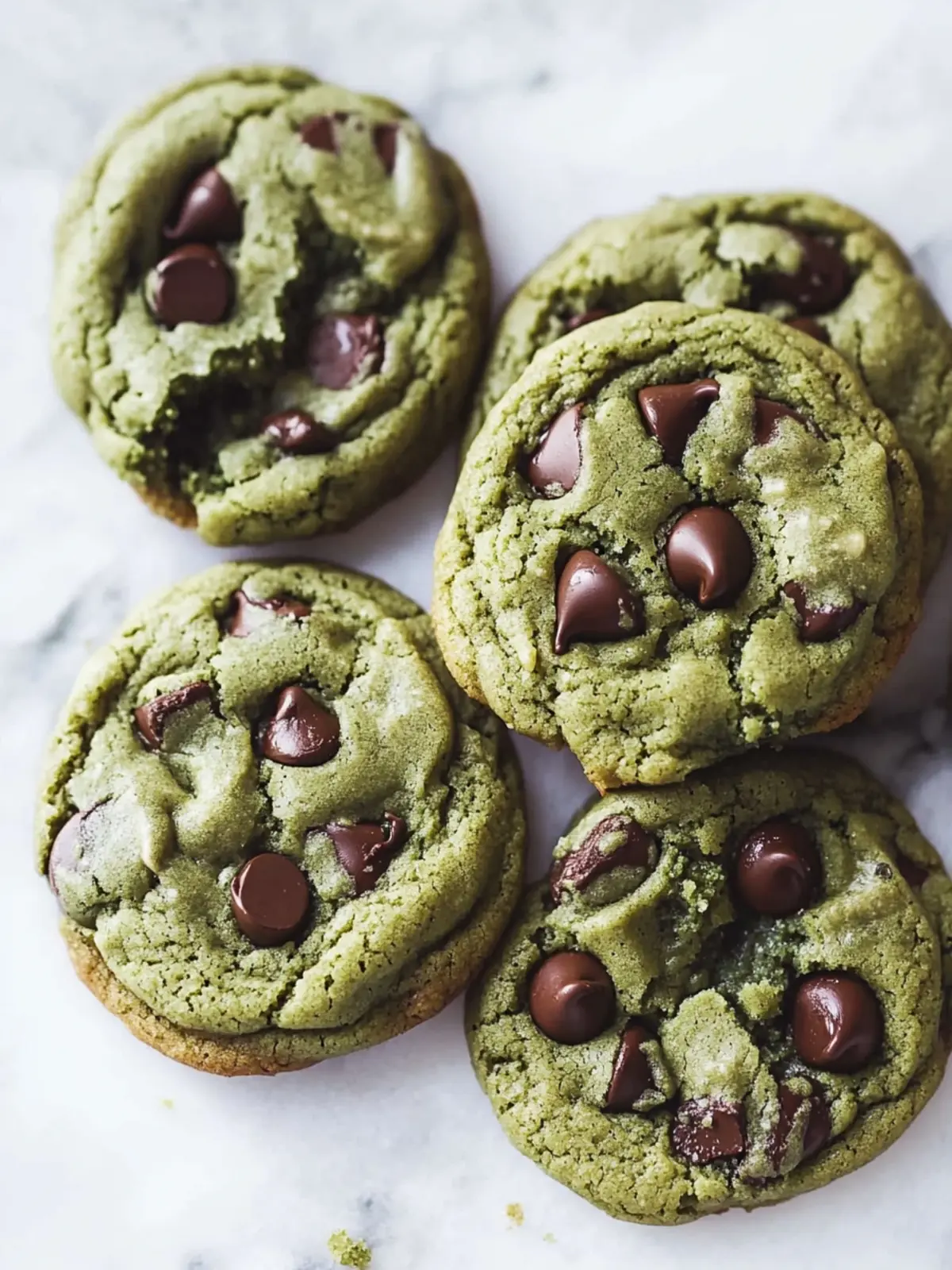 Chewy Matcha Chocolate Chip Cookies with a Green Twist 3 Matcha Chocolate Chip Cookies