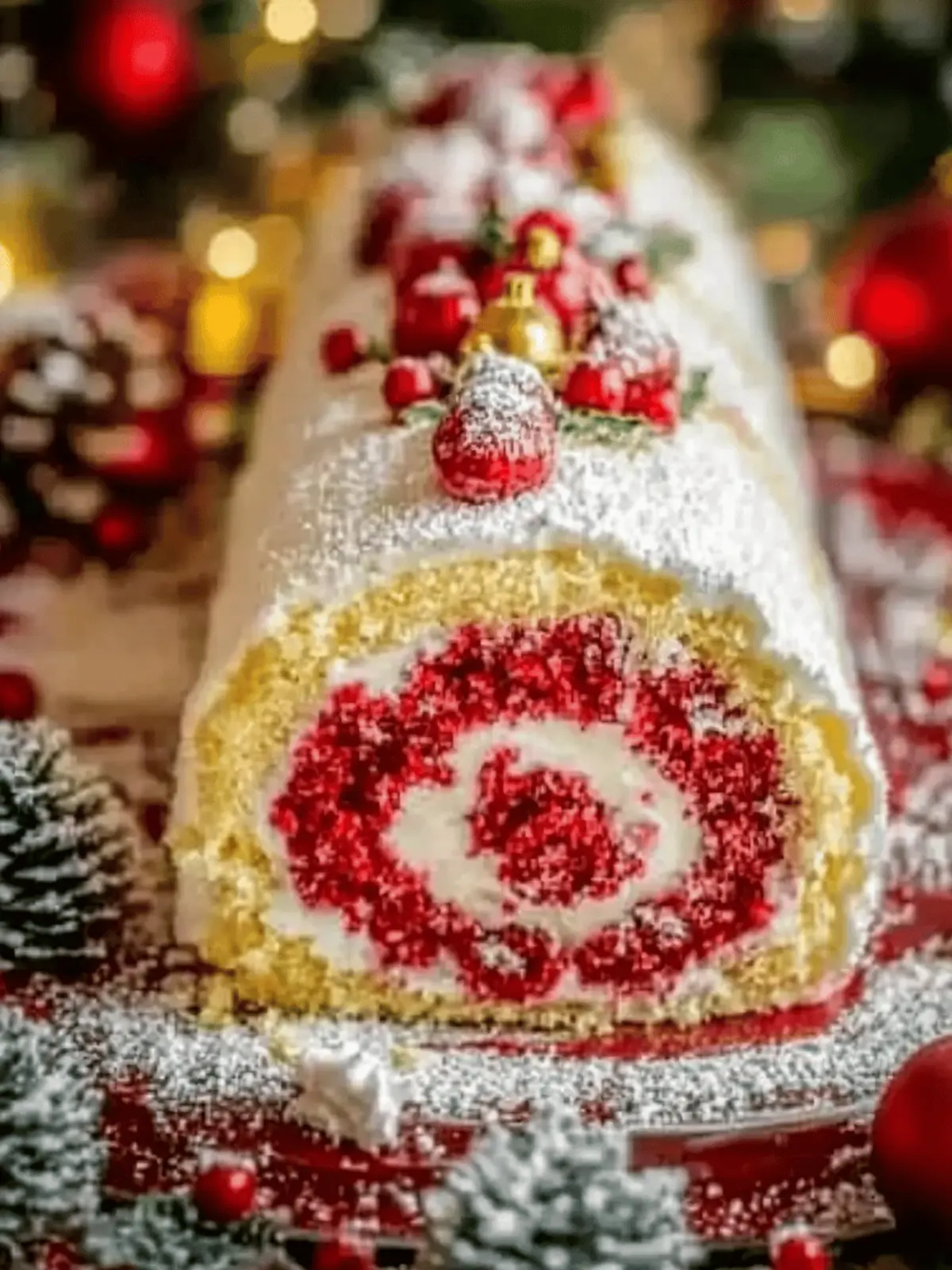 Christmas Roll Cake