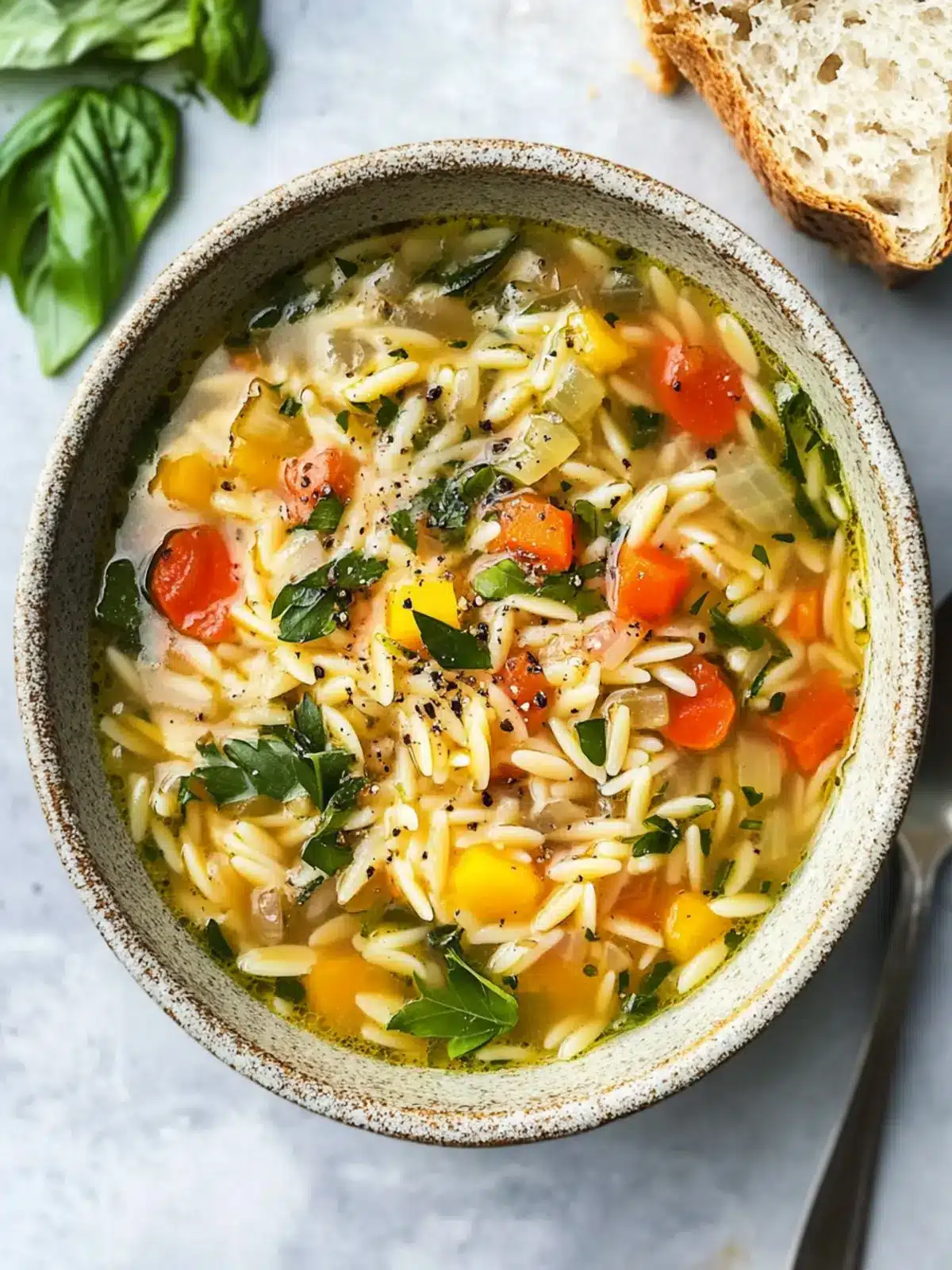 Savory Mediterranean Orzo Soup for Cozy Nights In 2 Mediterranean Orzo Soup