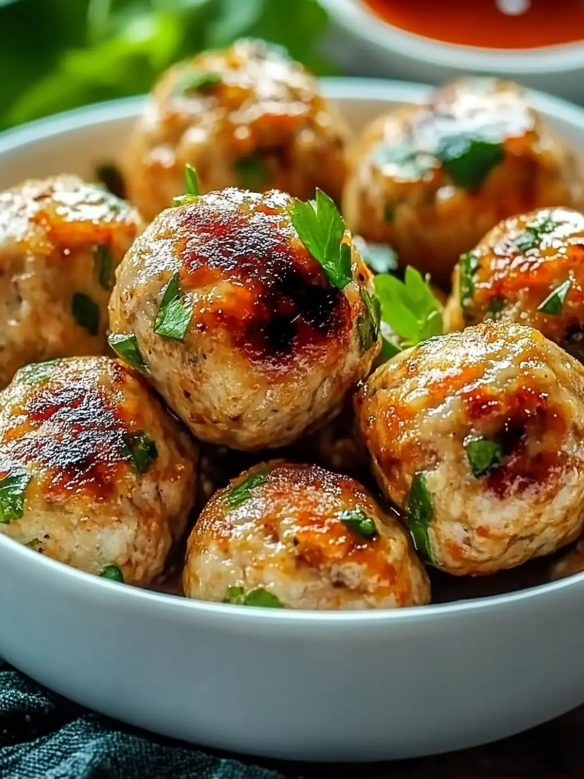 Savory Thai Baked Chicken Meatballs You ll Love to Make 2 Thai Baked Chicken Meatballs