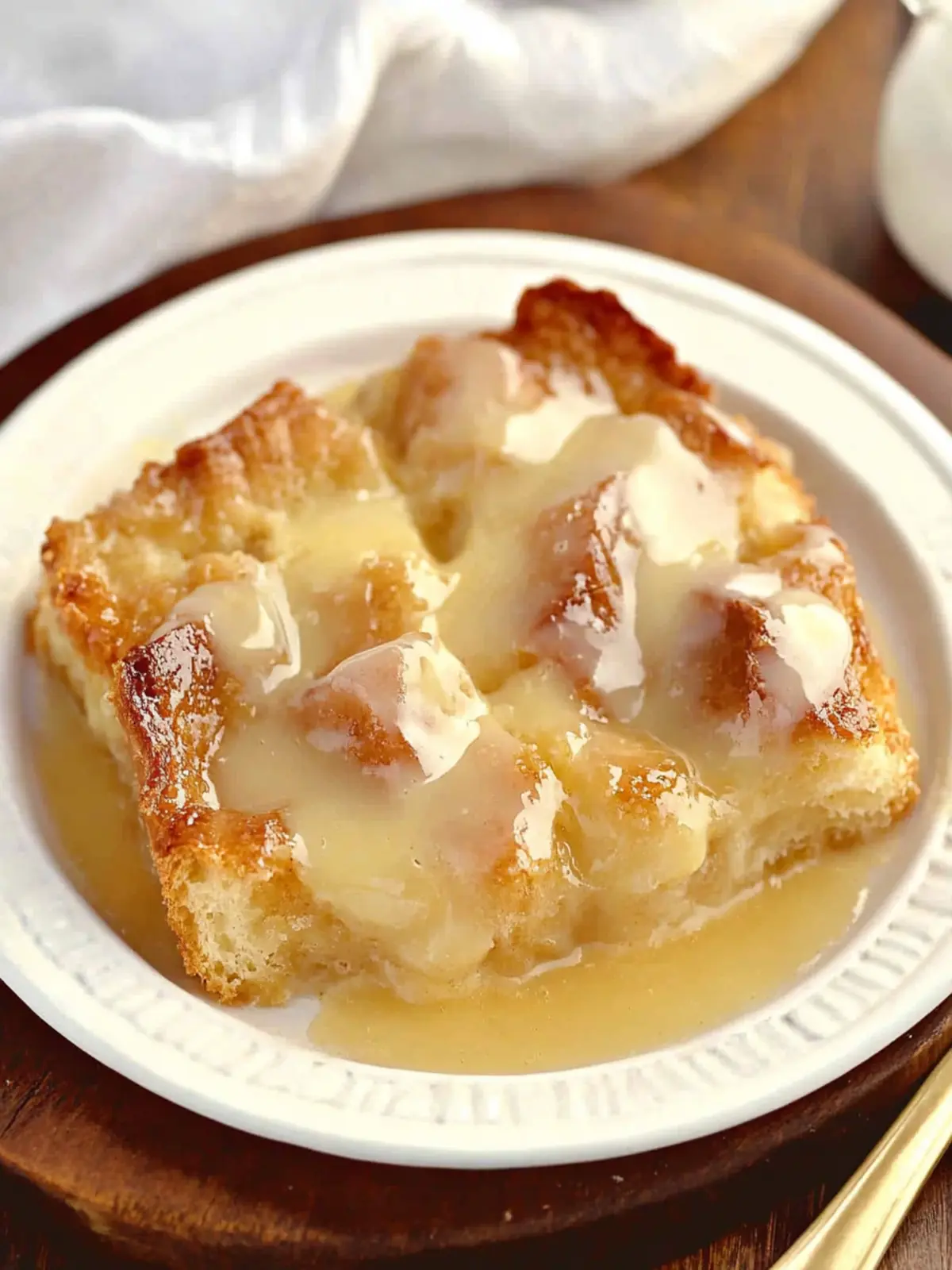 Decadent Old Fashioned Bread Pudding with Vanilla Sauce Bliss 3 Old Fashioned Bread Pudding with Vanilla Sauce