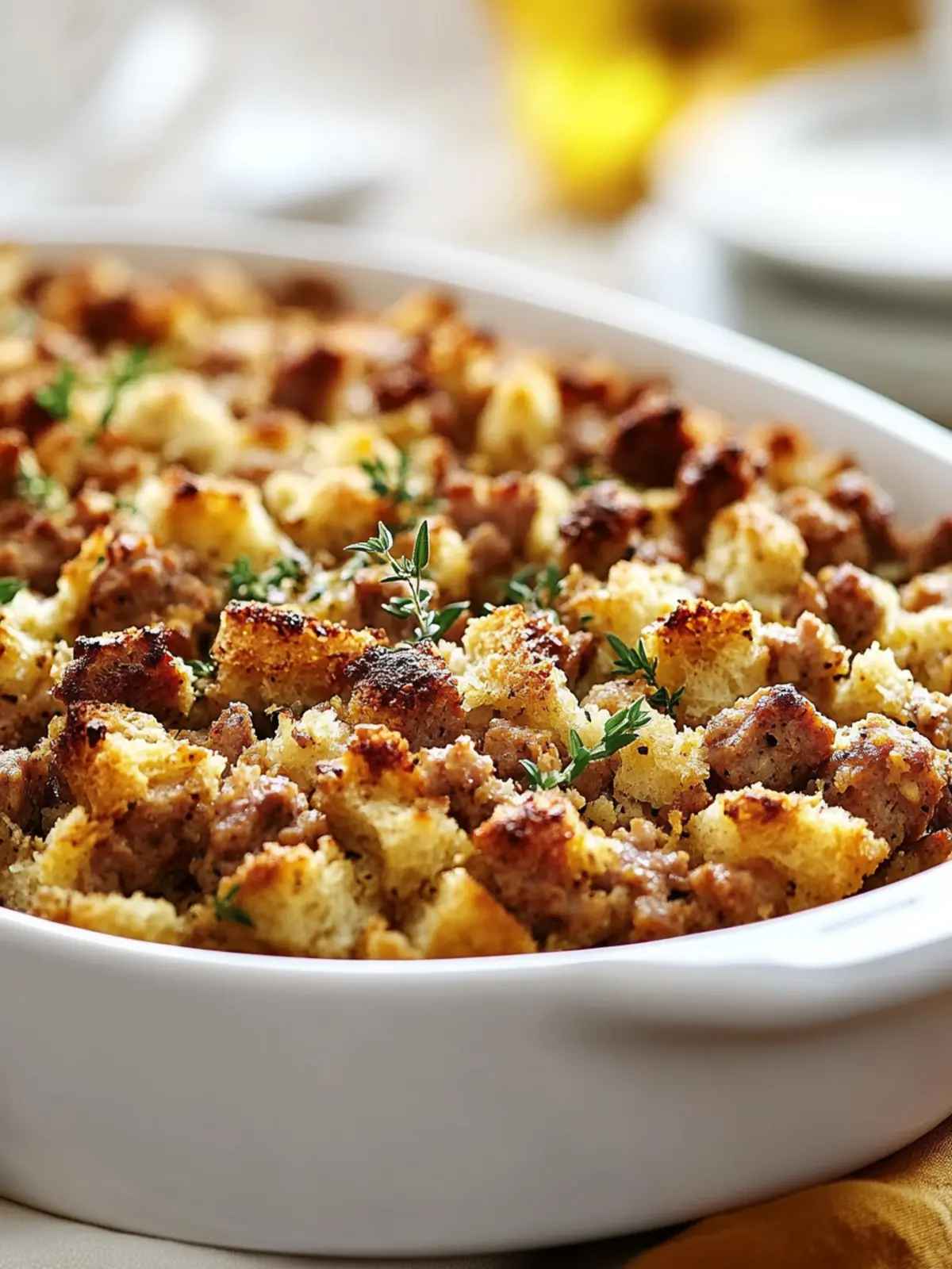Thanksgiving Sausage Stuffing with Flavorful Twists to Savor 2 Thanksgiving Sausage Stuffing