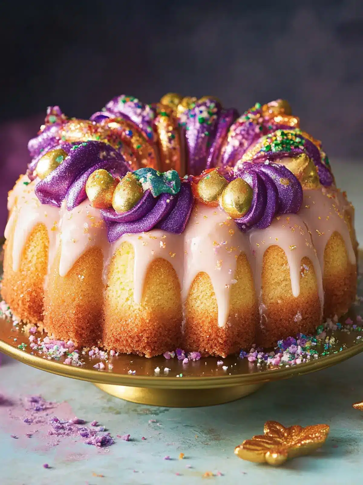 Irresistible Hurricane King Cake to Celebrate Mardi Gras 3 Hurricane King Cake