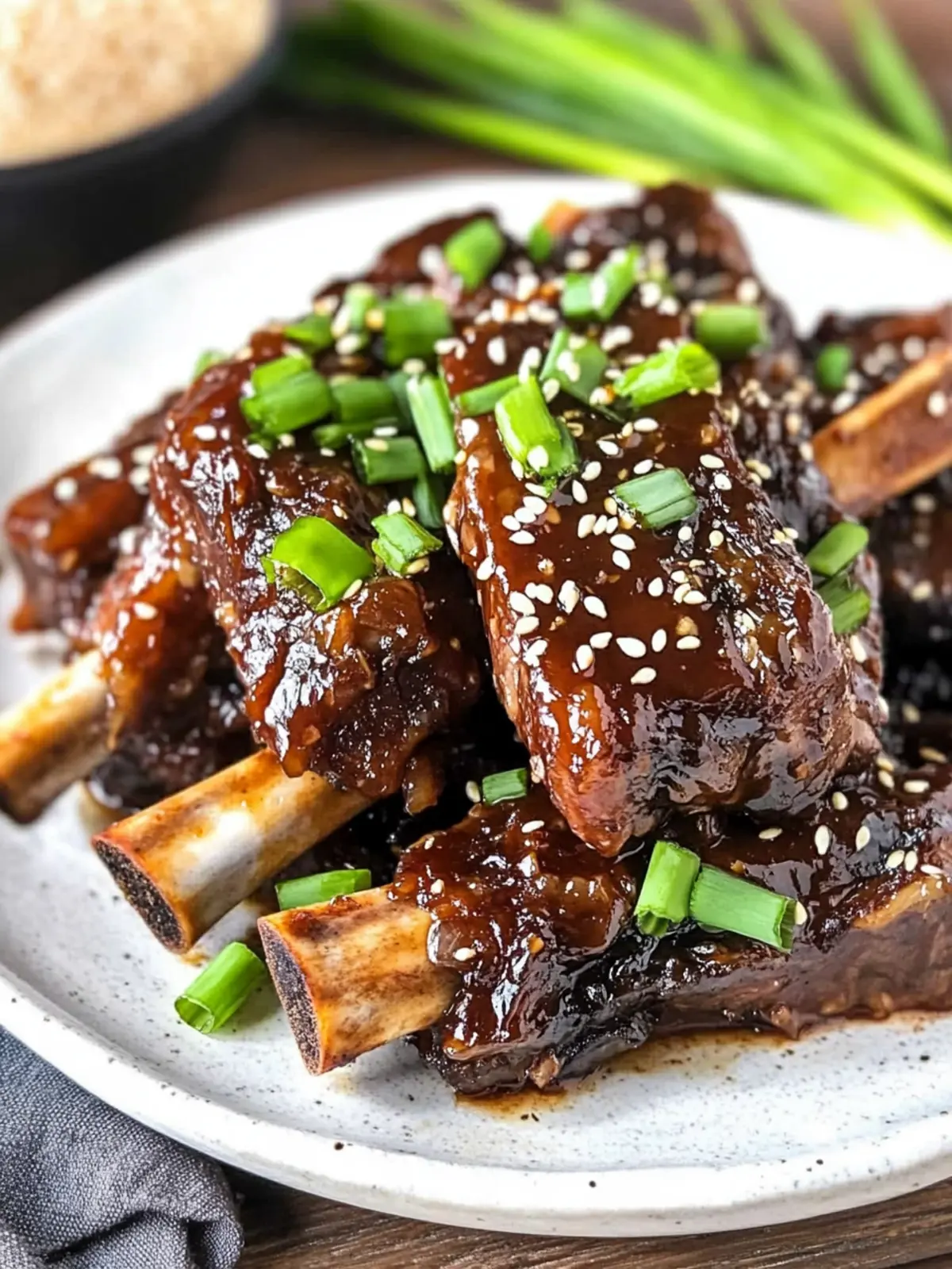 Slow Cooker Korean Beef Short Ribs