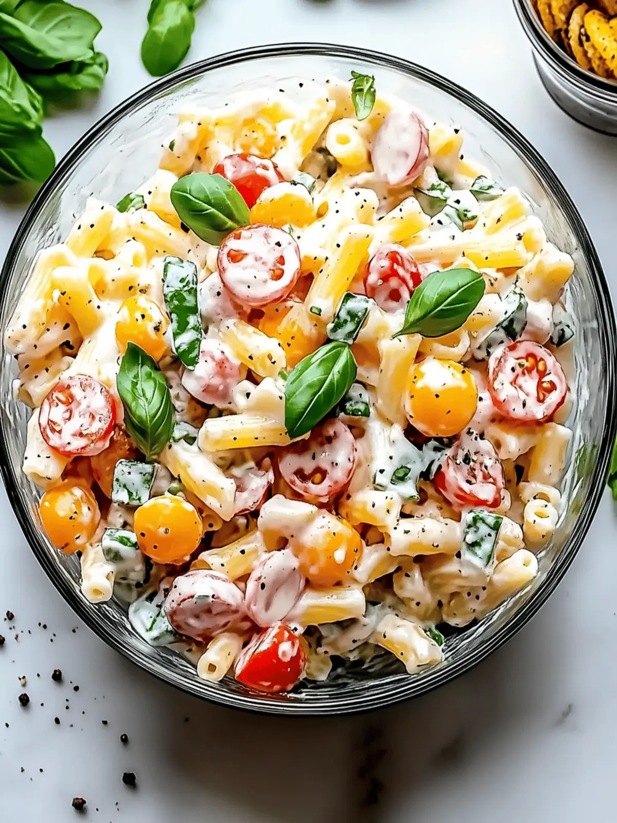 Creamy Ditalini Pasta Salad