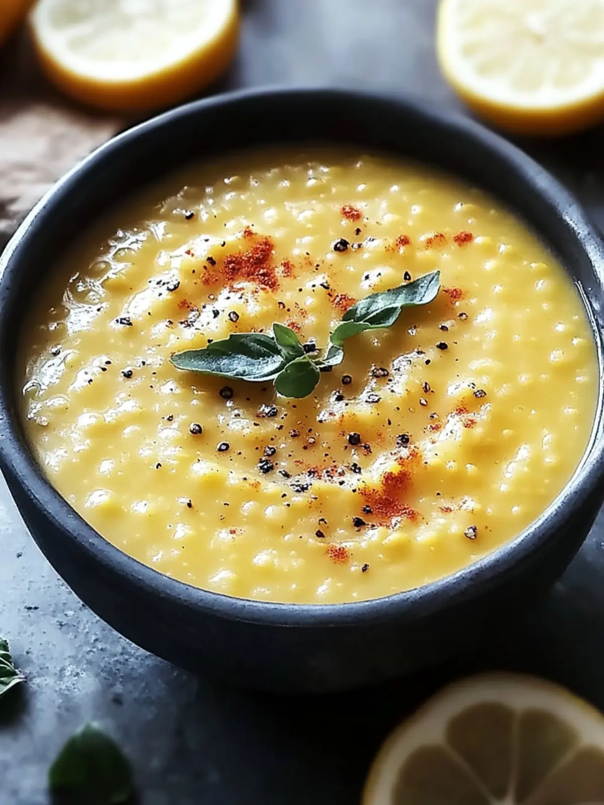 Lebanese Lemon Lentil Soup