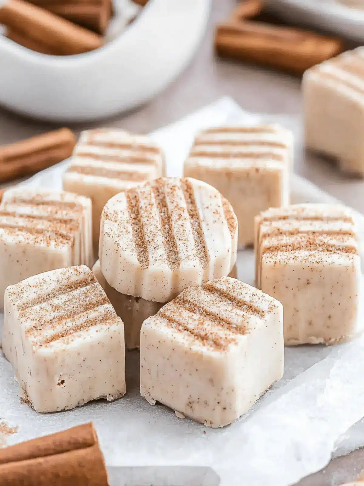 Cinnamon Roll Fudge