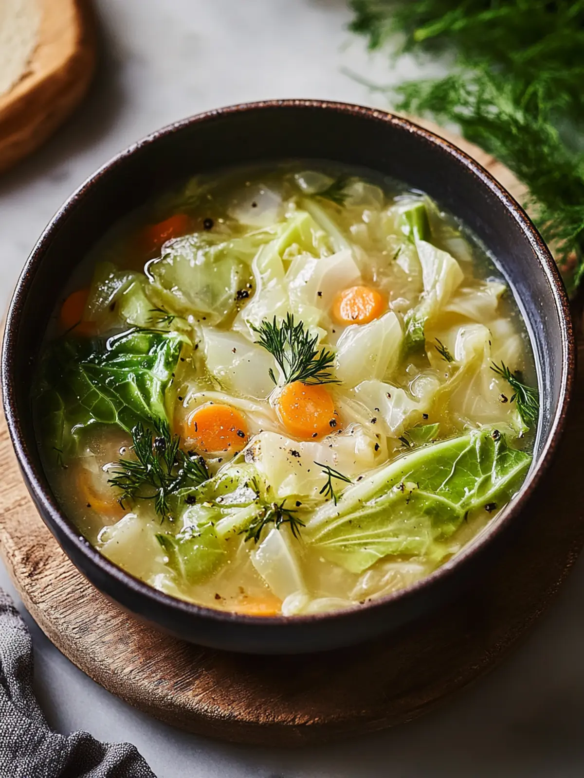 Savory Garlicky Cabbage Soup to Warm Your Soul 3 Garlicky Cabbage Soup