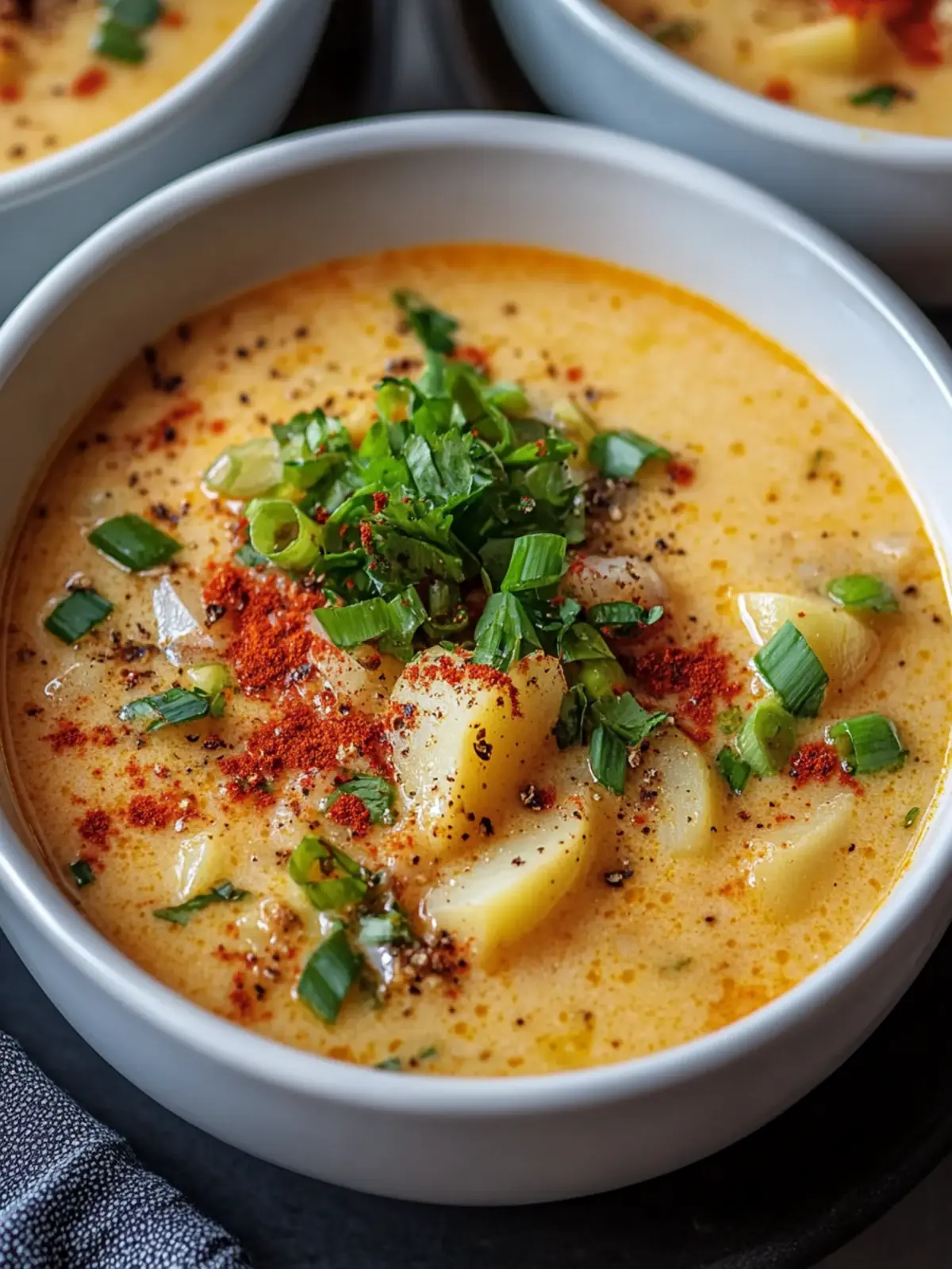 Spicy Cajun Potato Soup
