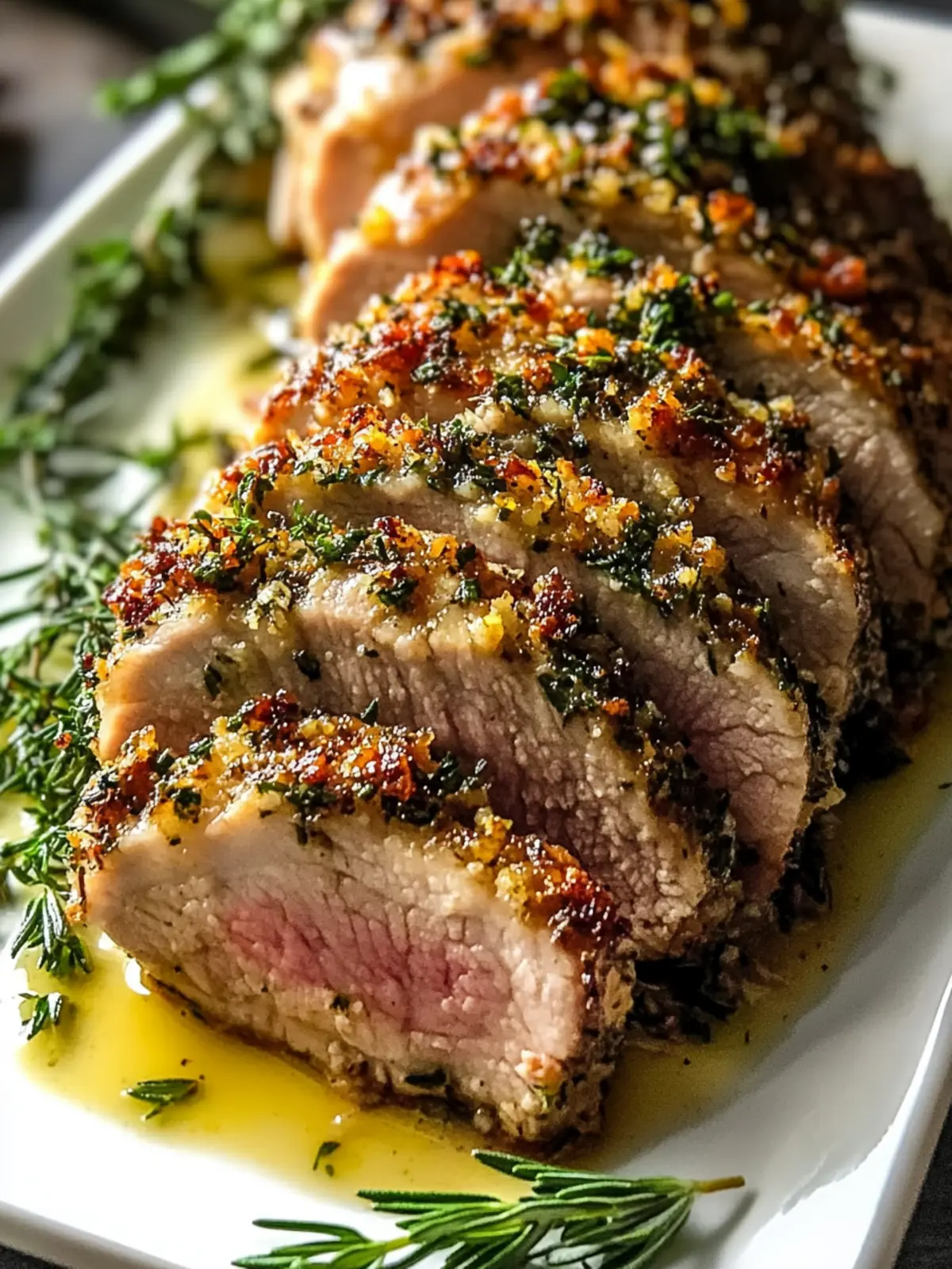 Savor the Flavor: Herb-Crusted Juicy Roasted Pork Tenderloin 2 Herb-Crusted Juicy Roasted Pork Tenderloin