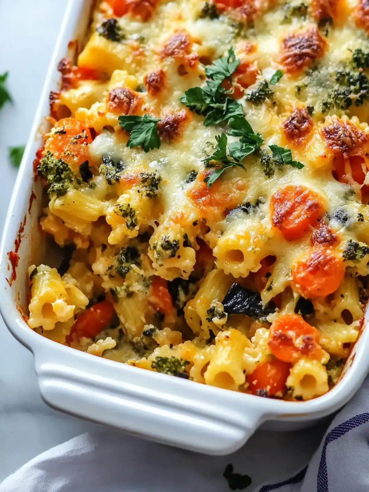 Mediterranean Vegetable Pasta Bake
