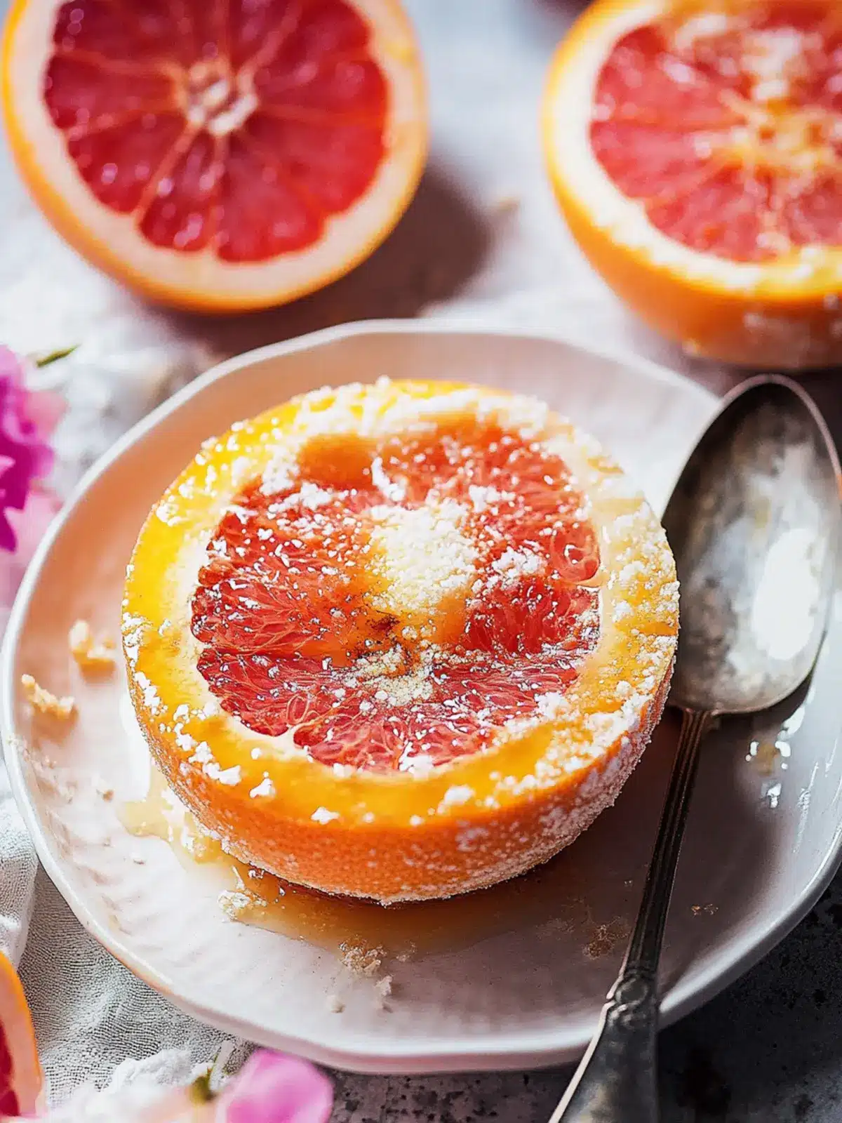 Grapefruit Brulee