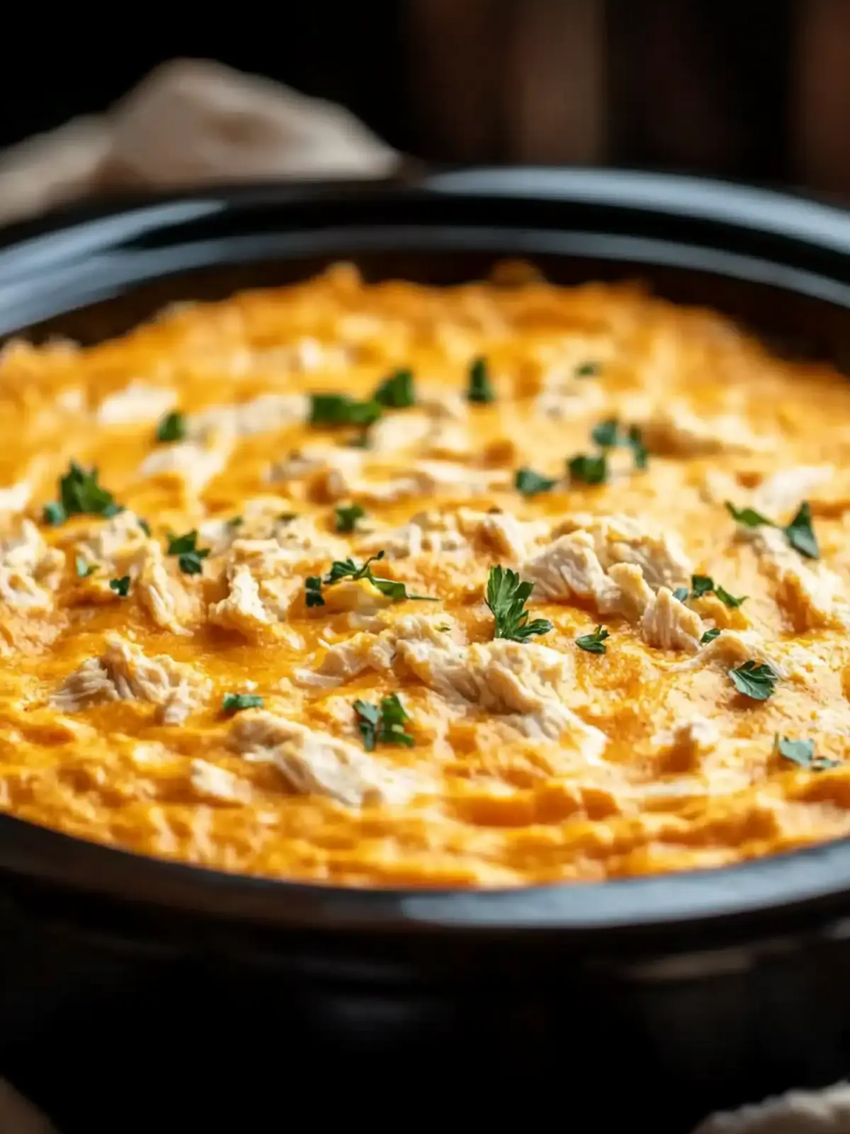 Savory Buffalo Chicken Dip in a Crock Pot for Easy Entertaining 3 Buffalo Chicken Dip in a Crock Pot