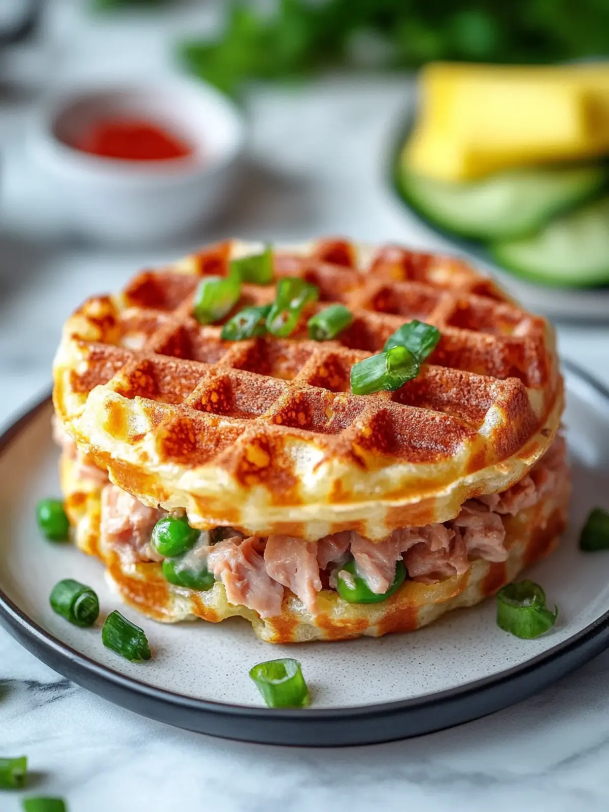 Tuna Melt Chaffle