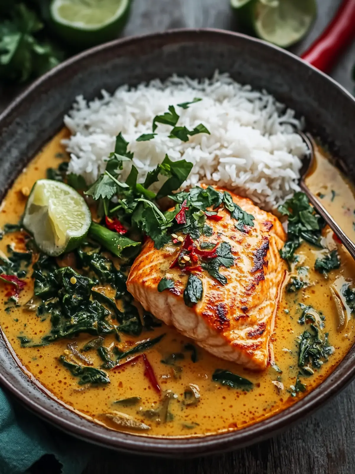 Coconut Miso Salmon Curry for a Cozy Weeknight Dinner 4 Coconut Miso Salmon Curry