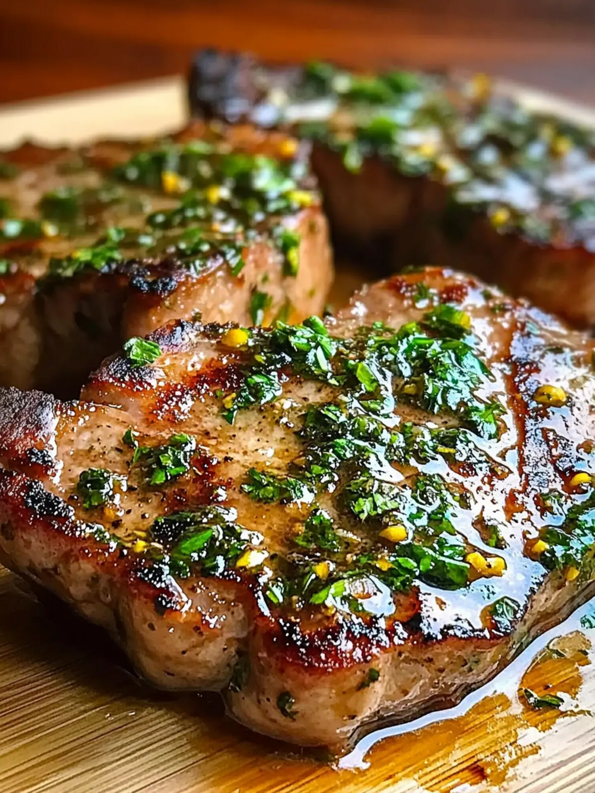 Herb-Marinated Sicilian Pork Chops