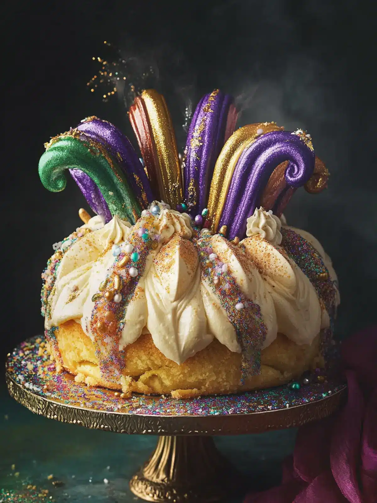 Irresistible Hurricane King Cake with Creamy Frosting Delight 4 Hurricane King Cake