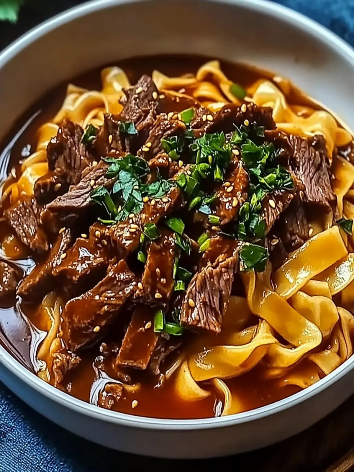 Savor Comfort with Easy Korean Beef Noodles in Your Slow Cooker 4 Korean Beef Noodles