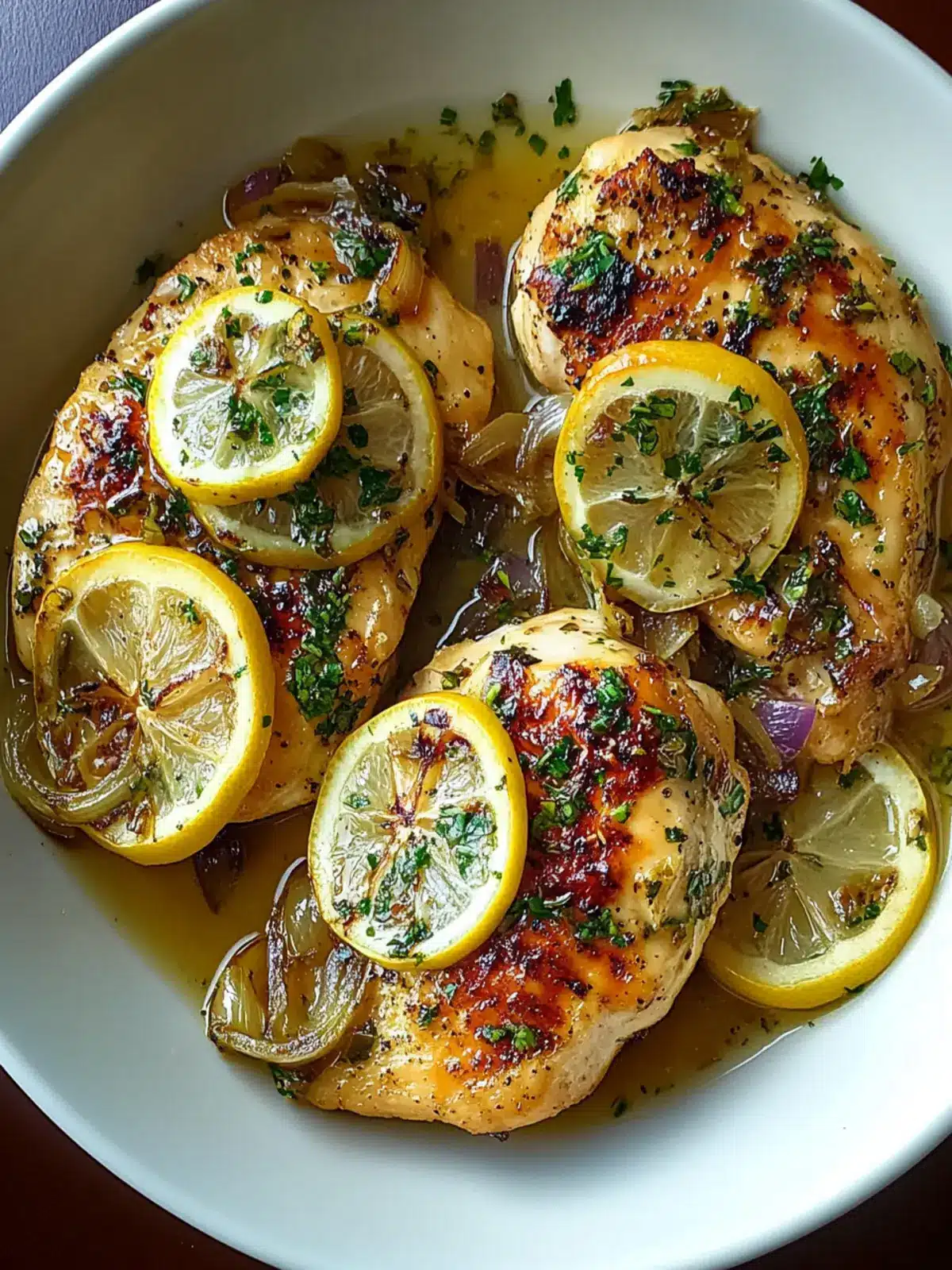 Lemon Shallot Chicken: Quick, Healthy One-Pan Delight 4 Lemon Shallot Chicken