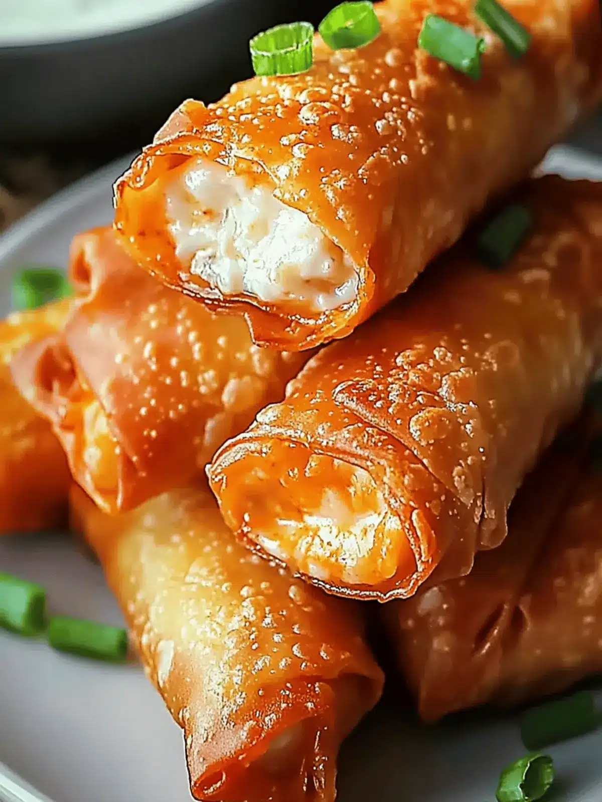 Crispy Buffalo Chicken Dip Egg Rolls You ll Crave at Parties 3 Crispy Buffalo Chicken Dip Egg Rolls