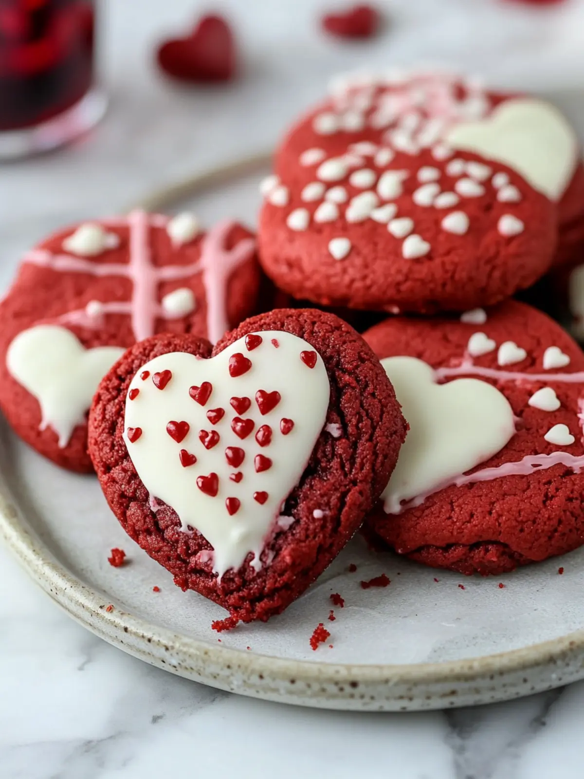 Irresistible Valentine's Day Red Velvet Cookies Recipe 2 Valentines Day Red Velvet Cookies