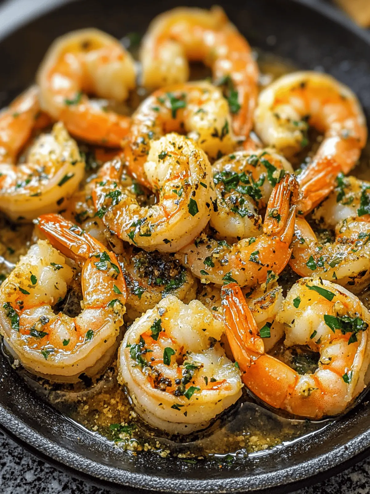 Garlic Butter SautÃ©ed Shrimp