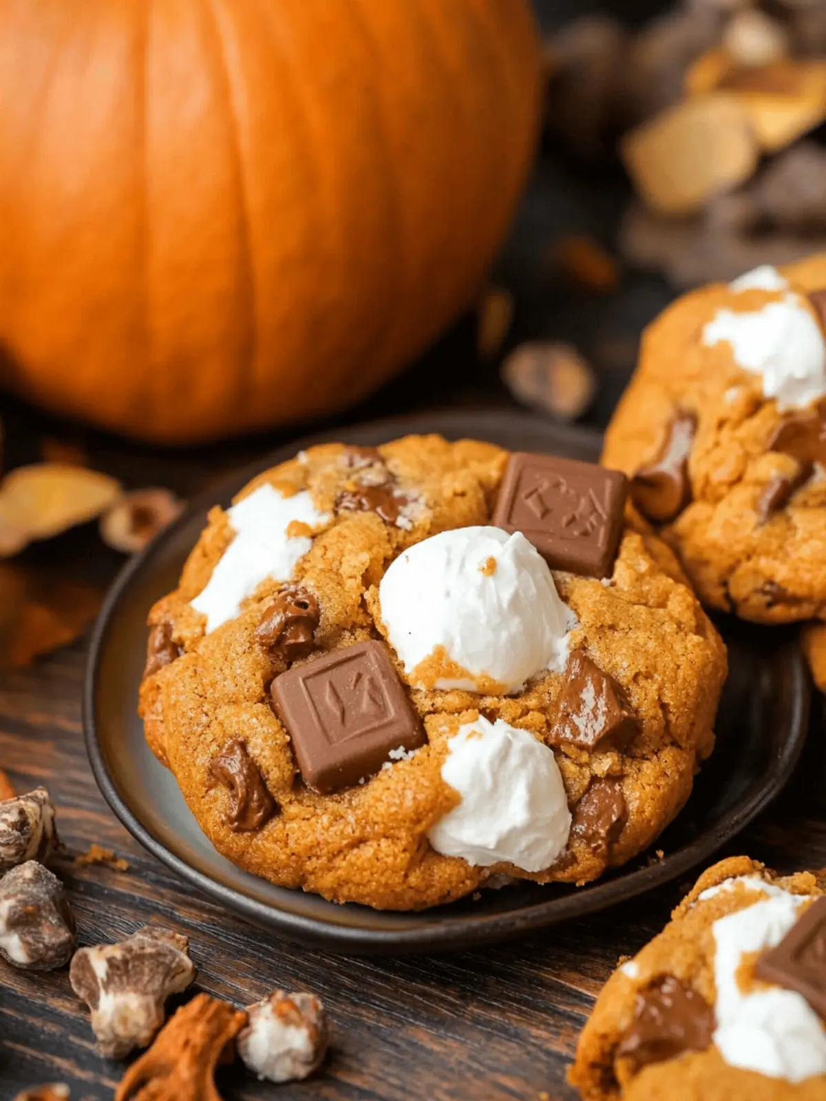 Pumpkin S mores Cookies That Will Warm Your Fall Evenings 3 Pumpkin S mores Cookies