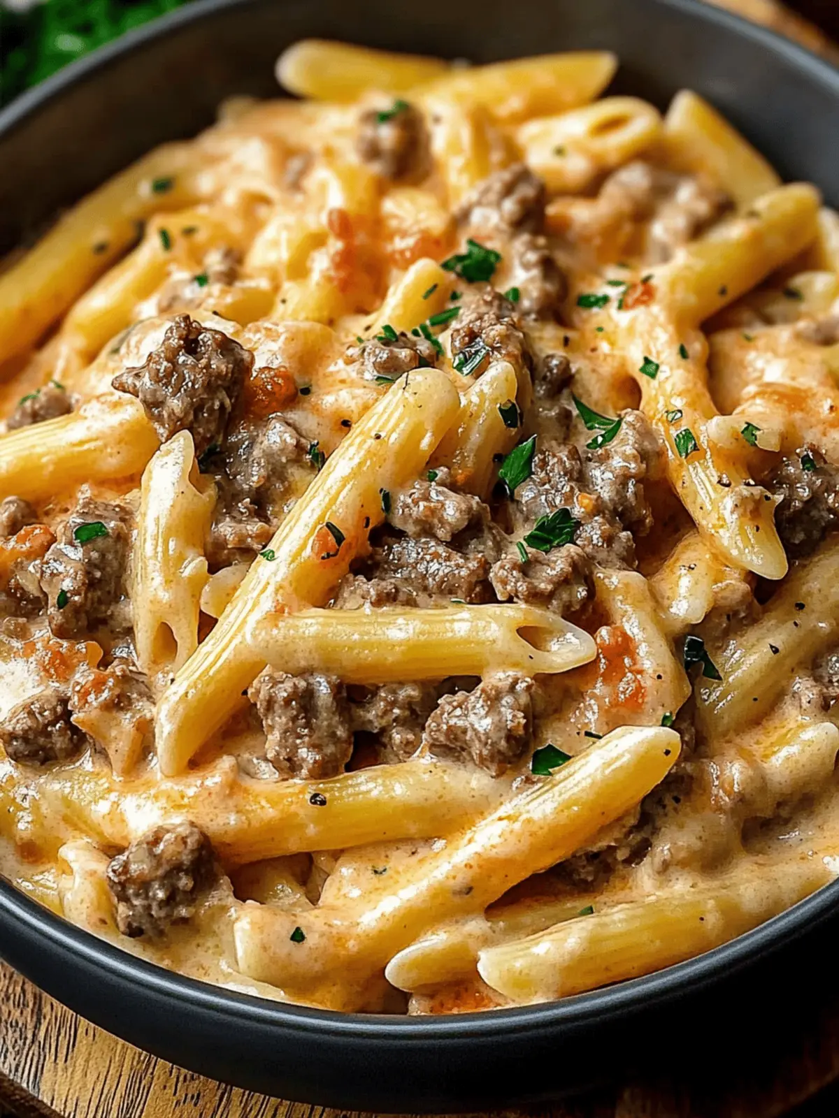 Creamy Beef Pasta