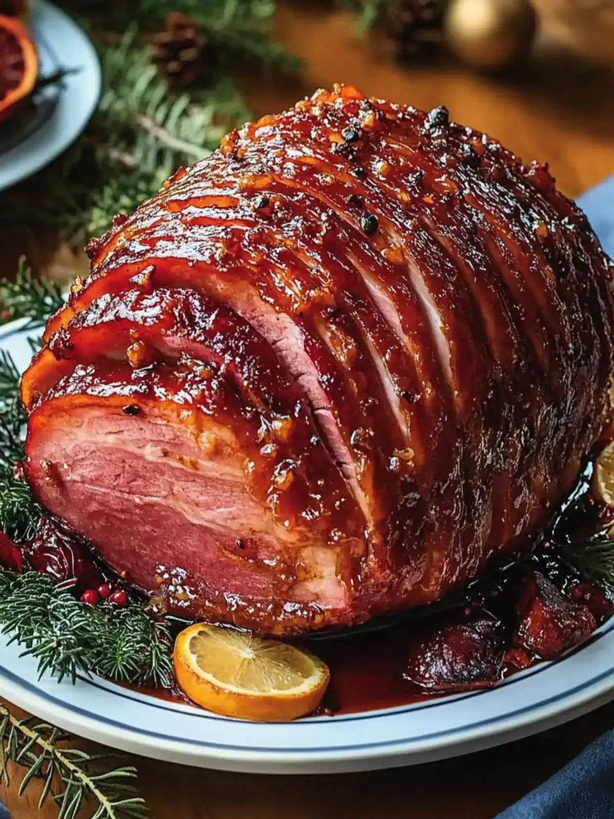 Sweet & Savory Glazed Christmas Ham