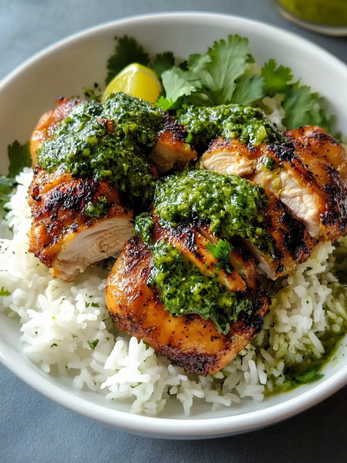 Savory Peruvian Chicken & Rice with Green Sauce Magic 2 Peruvian Chicken & Rice with Green Sauce