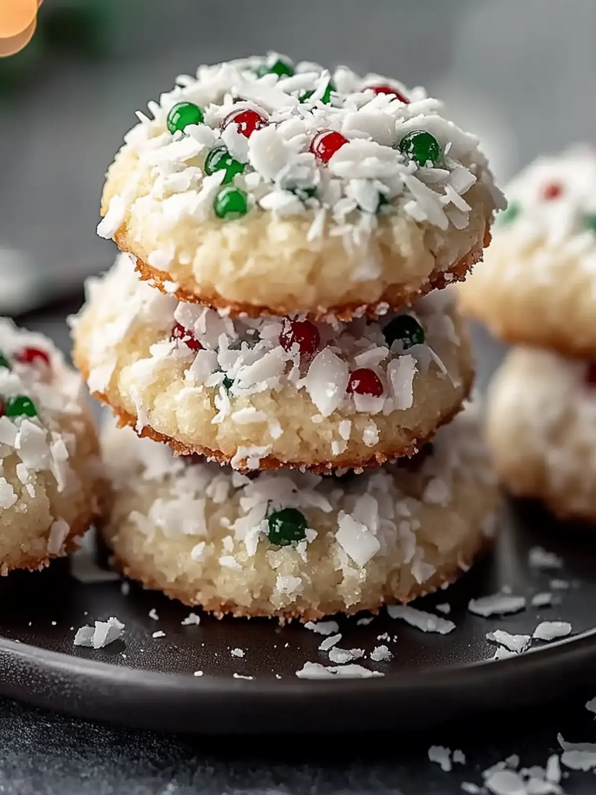 Coconut Christmas Cookies