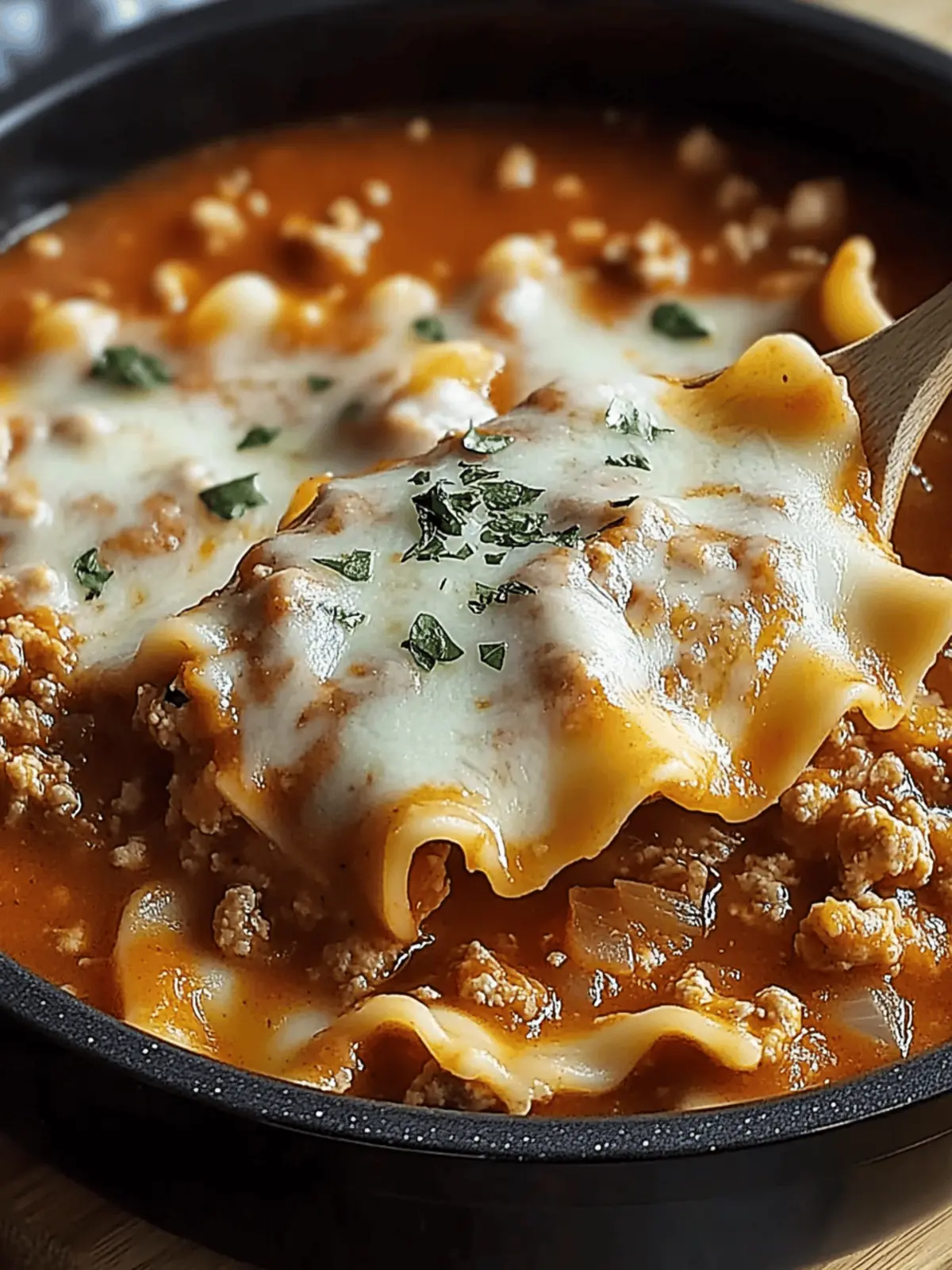 Warm Your Soul with Crock Pot Lasagna Soup Magic 3 Crock Pot Lasagna Soup