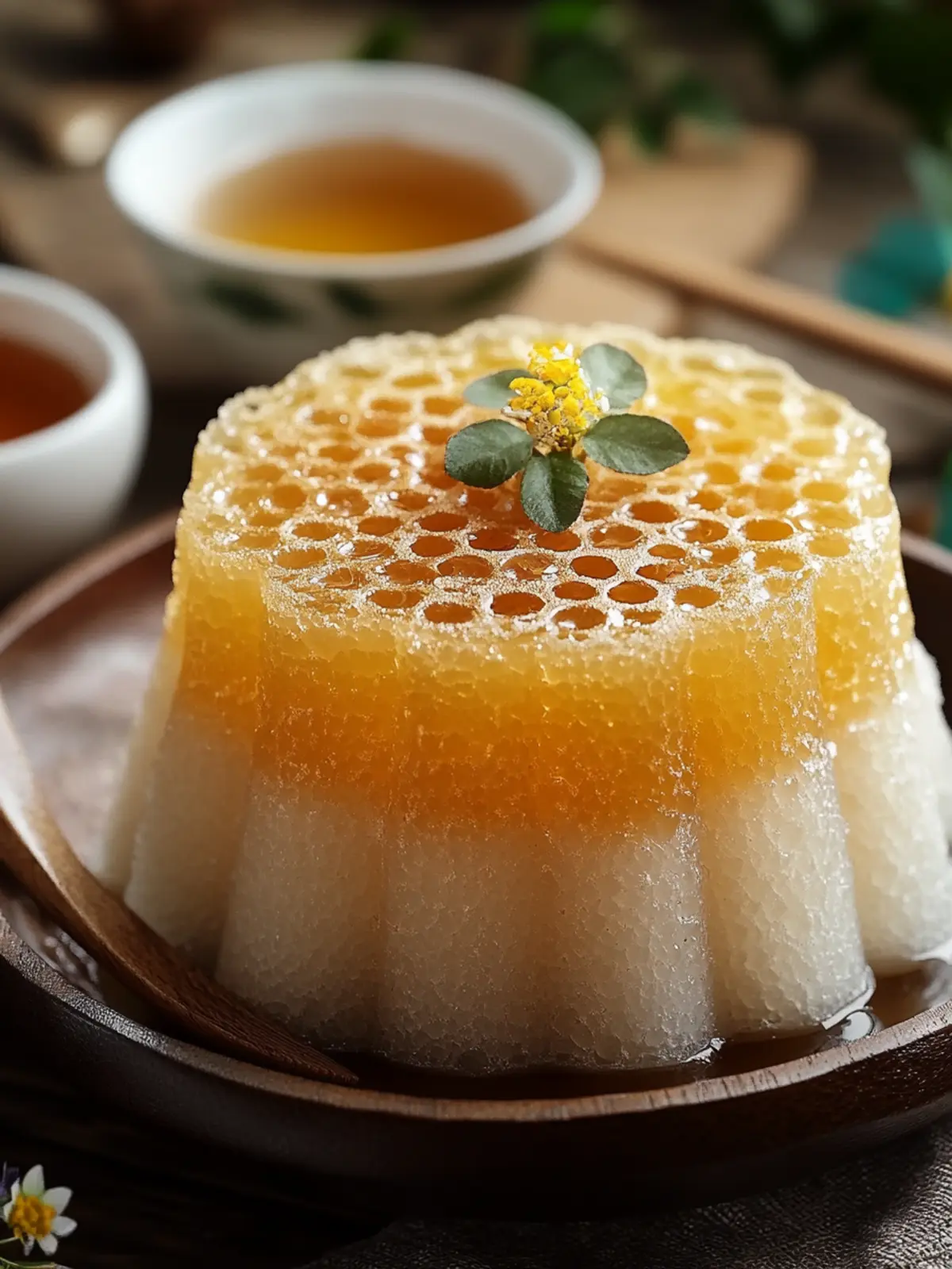 Steamed Vietnamese Honeycomb Cake